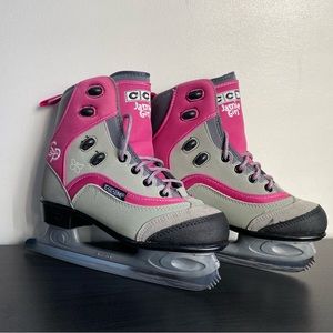 Girl’s Ice Skates - Size 4 Big Kids